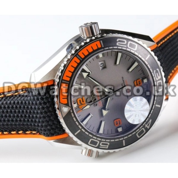 Best UK Sale Omega Planet Ocean ETA Automatic Fake Watch With Grey Dial For Men